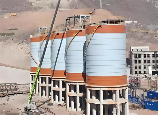 新密高架钢板仓