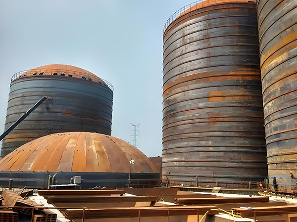 新密焦粉钢板仓